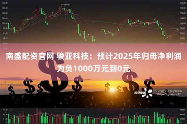 南盛配资官网 骏亚科技：预计2025年归母净利润为负1000万元到0元